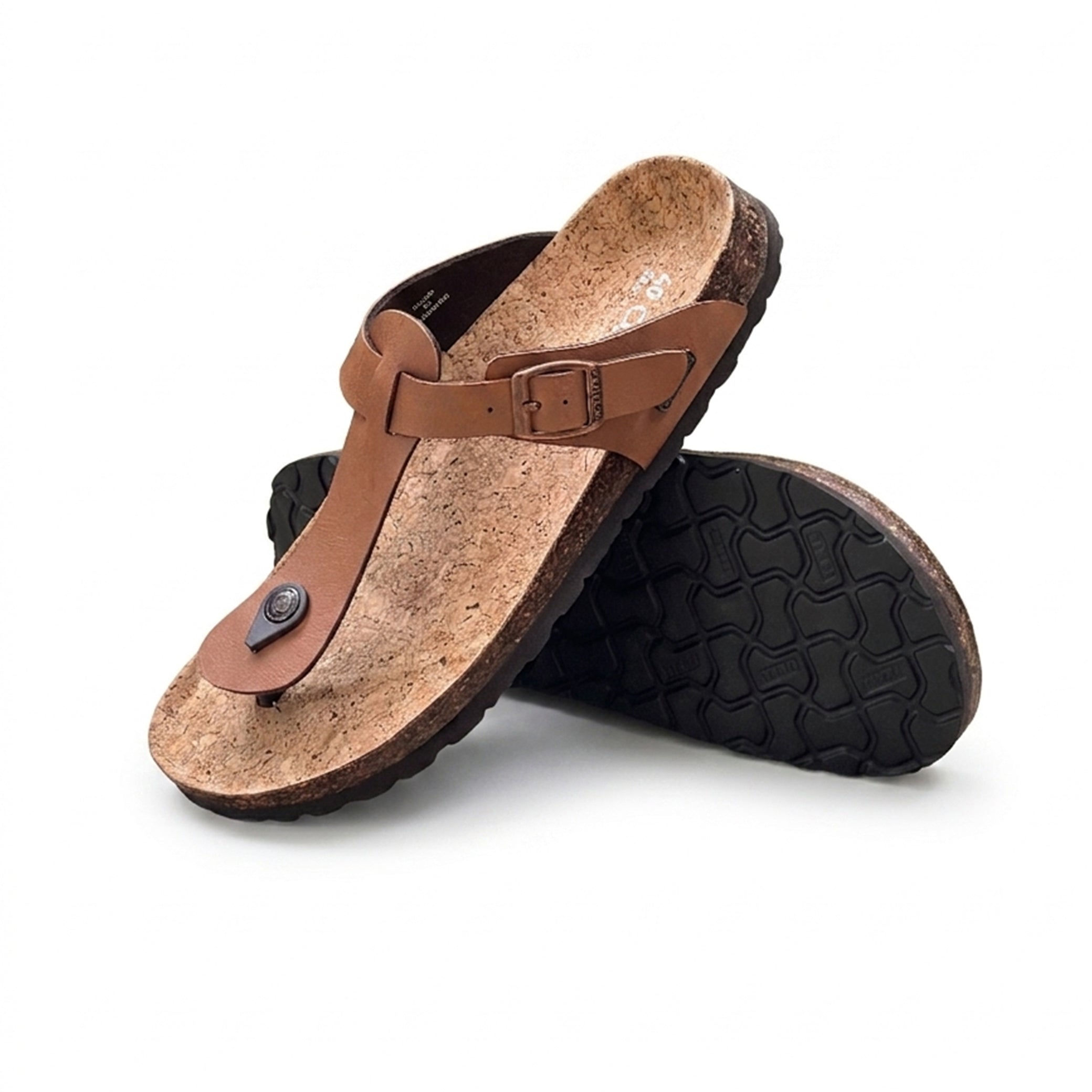 Cork Footbed Toe-Ring Sandals | Classic Comfort Meets Everyday Style