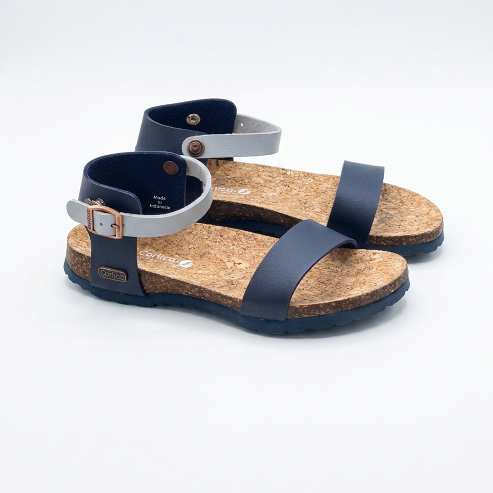 Women’s Cork Footbed Ankle-Strap Sandals – Chic Comfort for Everyday Style